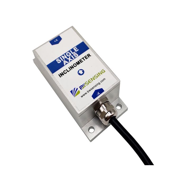 BWSENSING Cost-Effective Single-Axis Digital Output With Modbus Inclinometer (BWM417)
