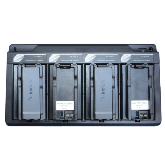 SatStation Four-Bay Battery Charger for Iridium 9555 BAT20801 (SAT-CHG4-9555)