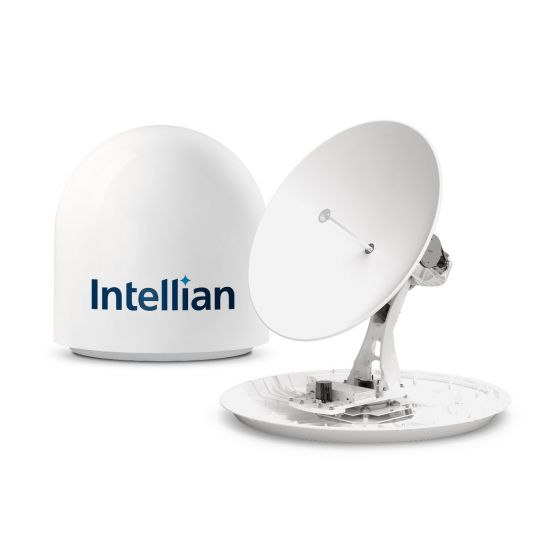 Intellian t100N 1M Maritime Global Satellite TV Antenna System In v100NX Matching Radome With Heating Device (T4-101BW3H)