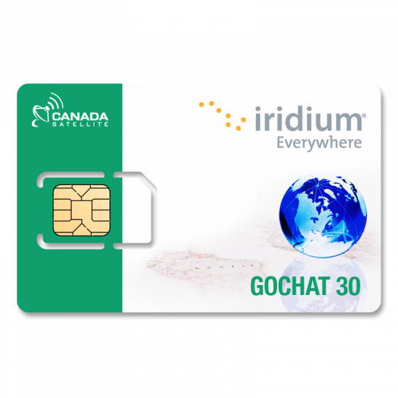 Iridium GoChat Prepaid 30 Minute Prepaid Calling Card ($1.00/ Minute)