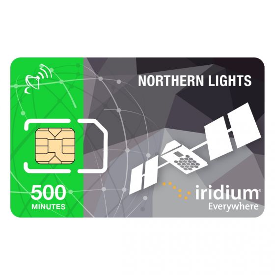 Iridium Northern Lights (Canada / Alaska) - 500 Minutes (Valid 12 Months)