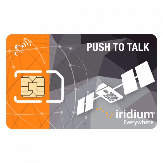 Iridium Push to Talk Global Monthly Plan (Per Device, 12 Month Commitment)