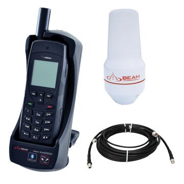 Iridium 9555 Satellite Phone + Beam IntelliDOCK + Iridium Fixed Antenna